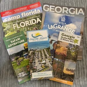 💜 Florida & Georgia Travel Ephemera Magazines @ Brochures Collection